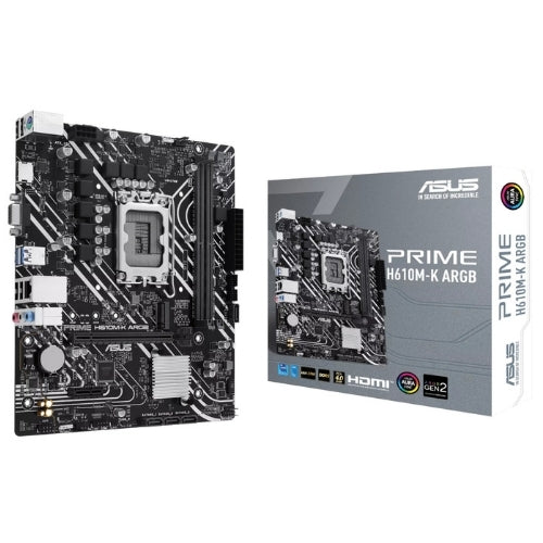 Asus PRIME H610M-K ARGB Intel LGA1700 M-ATX Motherboard