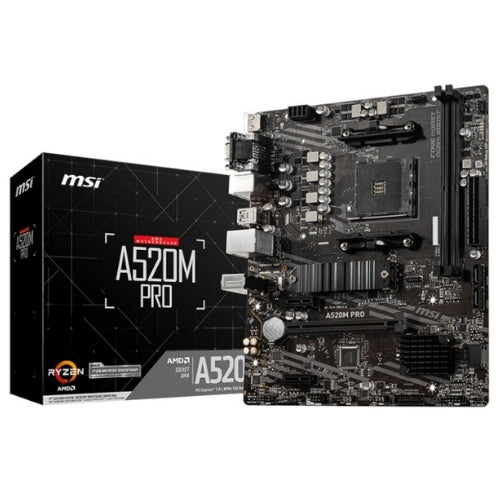 MSI A520M-PRO AMD AM4 MATX Gaming Motherboard